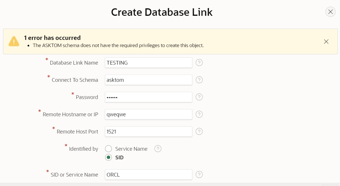 DB_LINK_PRIVS